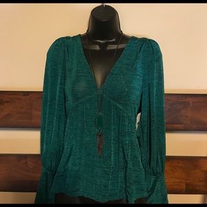 NWT Free People Killer Queen Sheer top